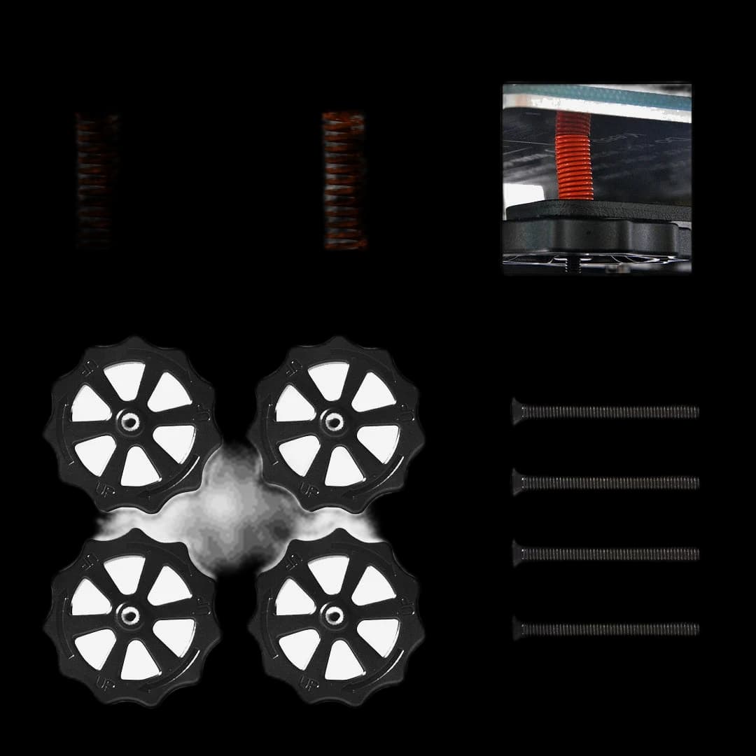 3D Printer Heated Bed Spring Leveling Kit