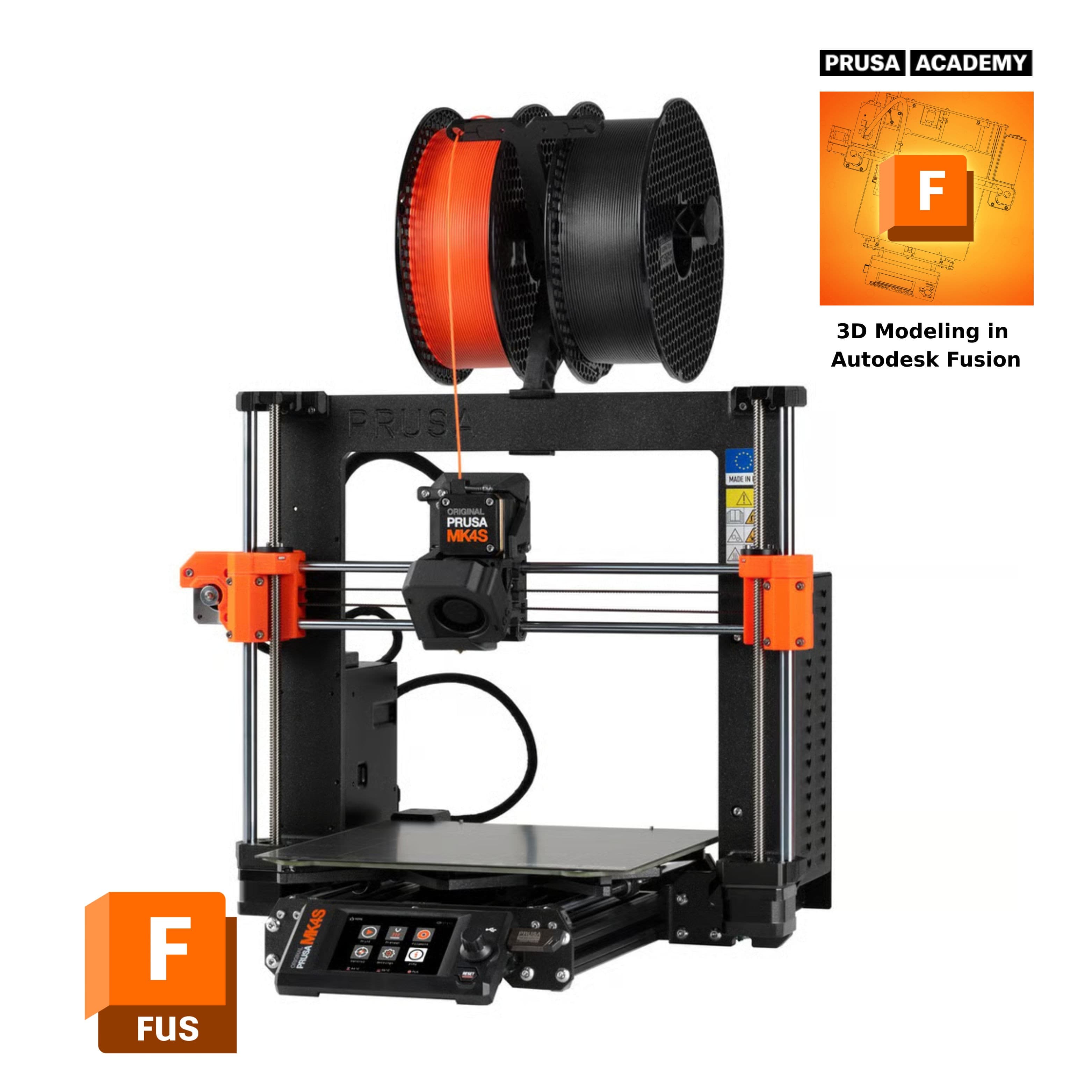 Original Prusa MK4S Autodesk Fusion bundle